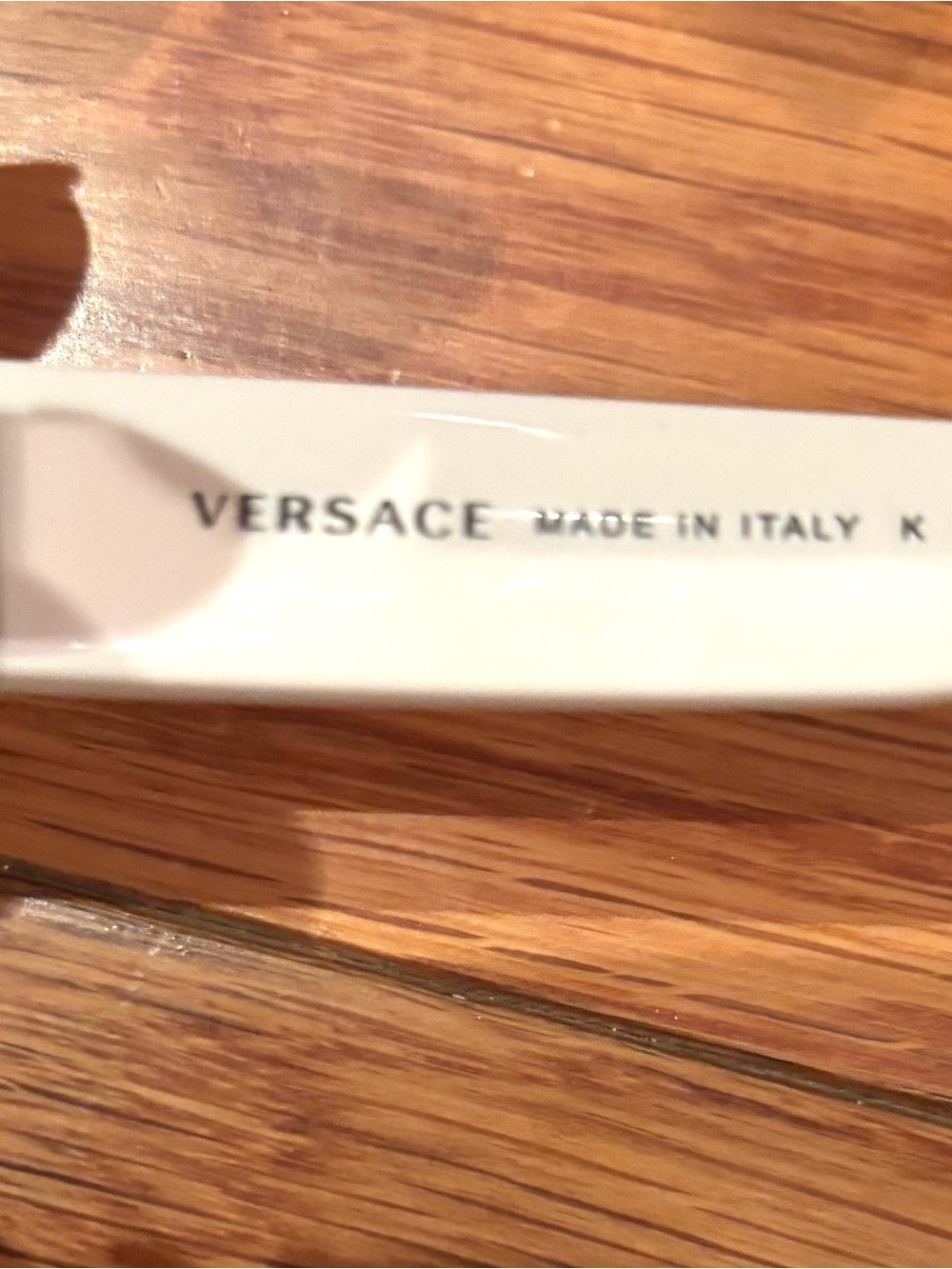Authentic unisex White Versace Sunglasses 0VE4399 with gold logo - Picture 5 of 12